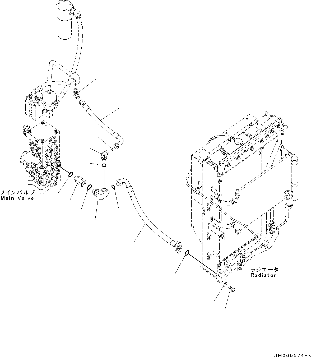 Шланг 203-62-11161 KOMATSU