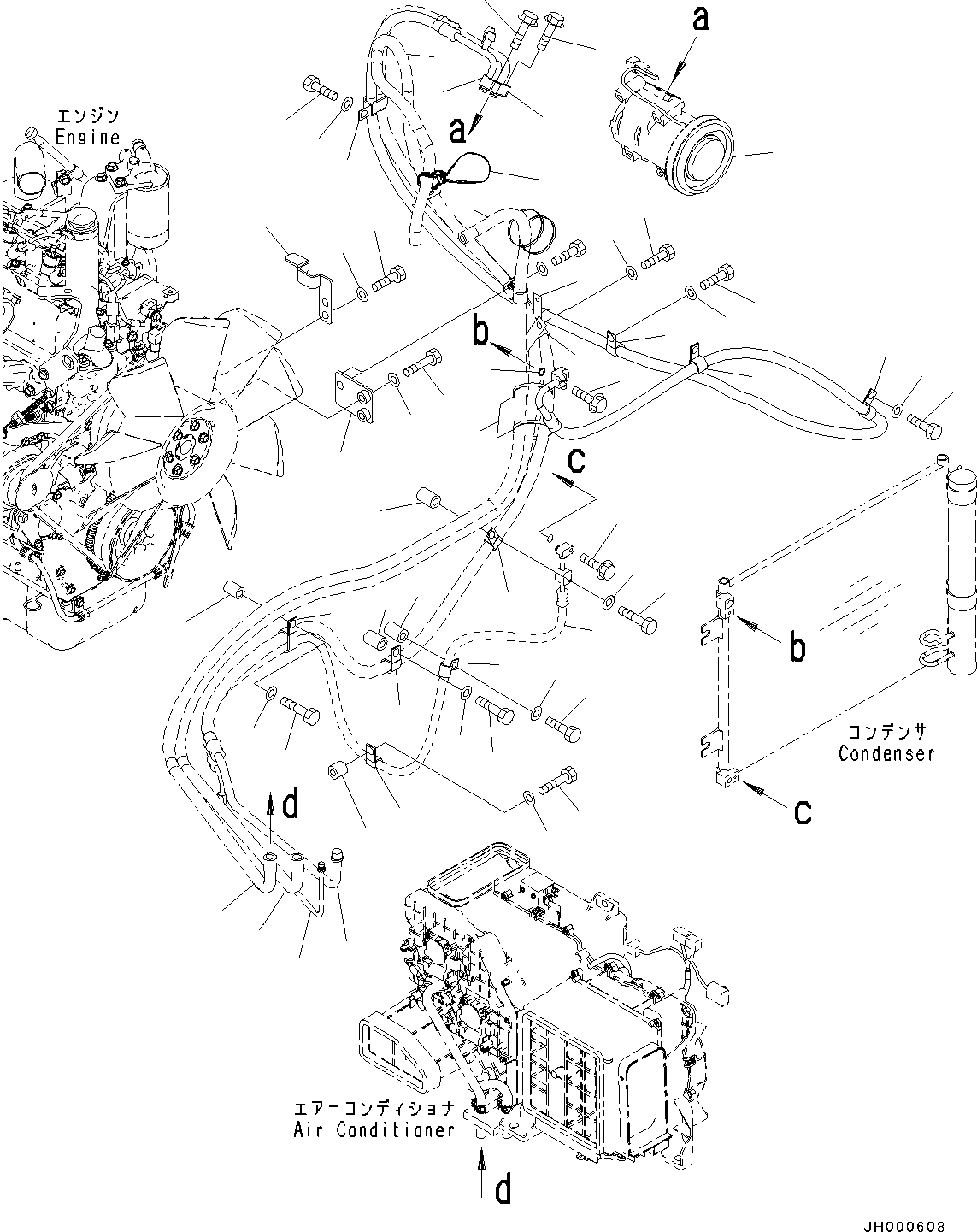 Компрессор в сборе (205-979-4240) KOMATSU