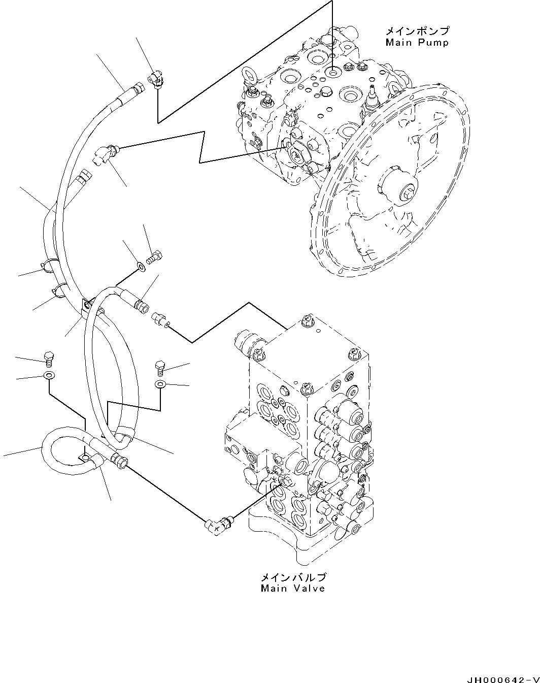 Шланг 203-62-14020 KOMATSU