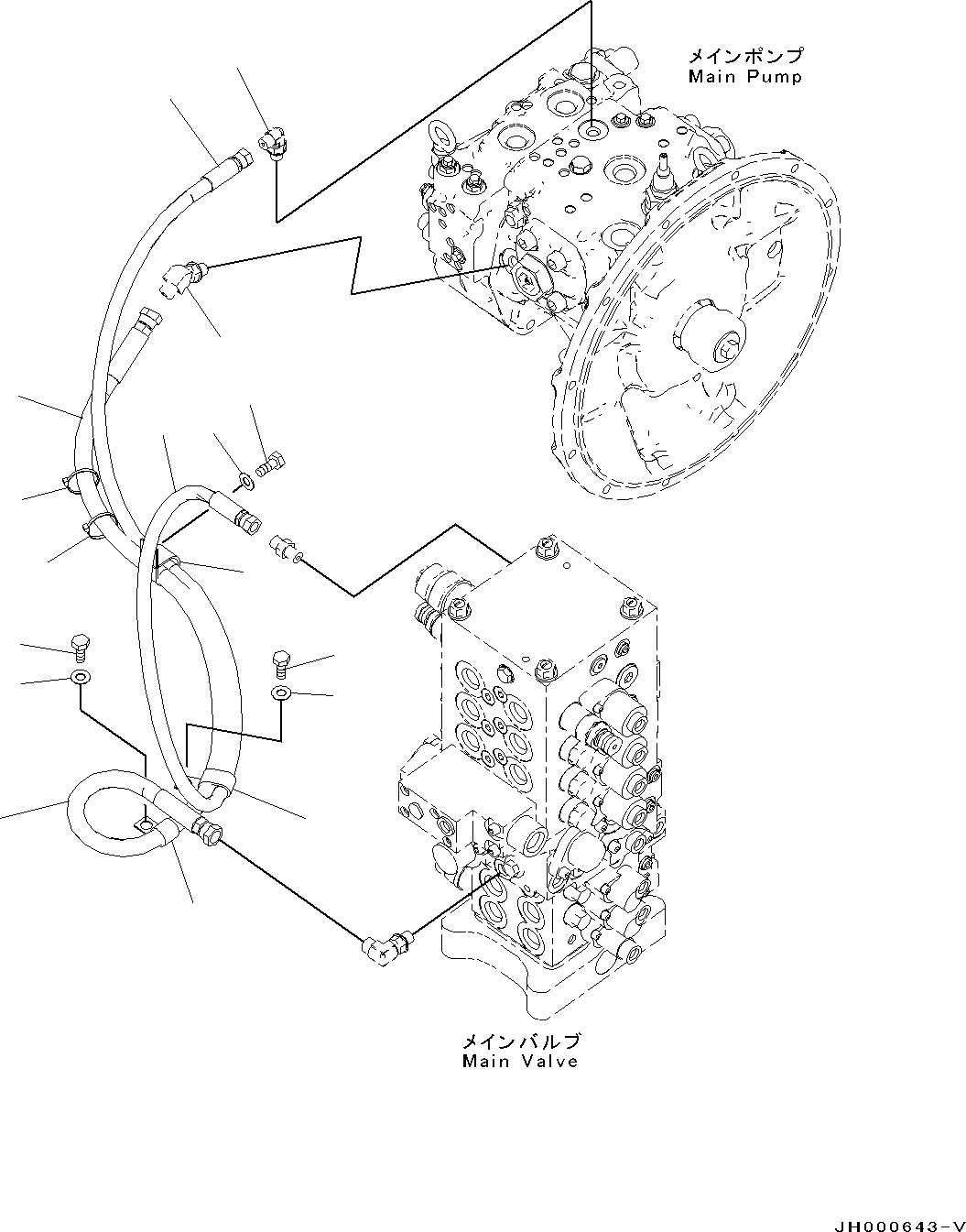 Шланг 203-62-12191 KOMATSU