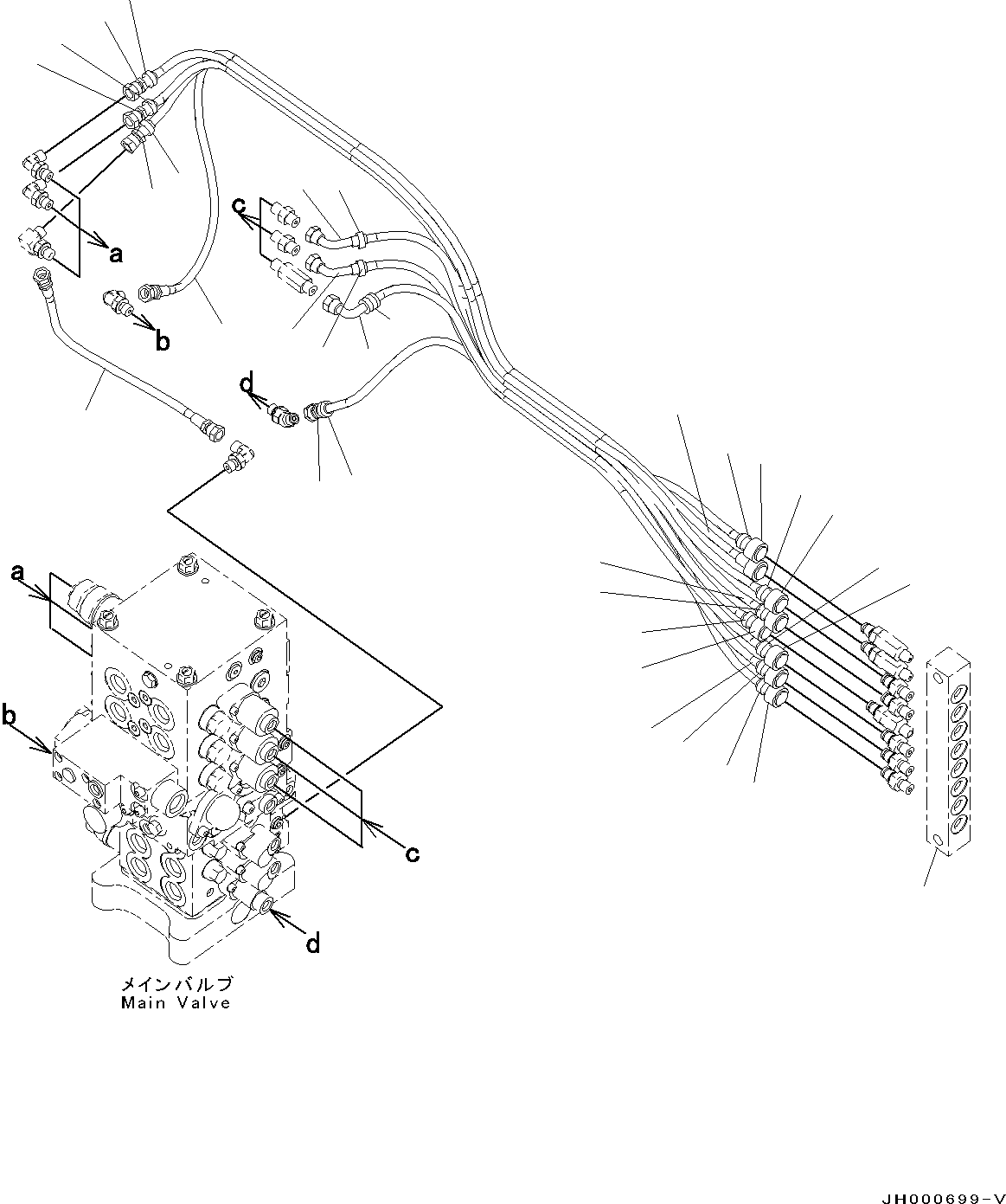 Шланг 22U-62-26920 KOMATSU