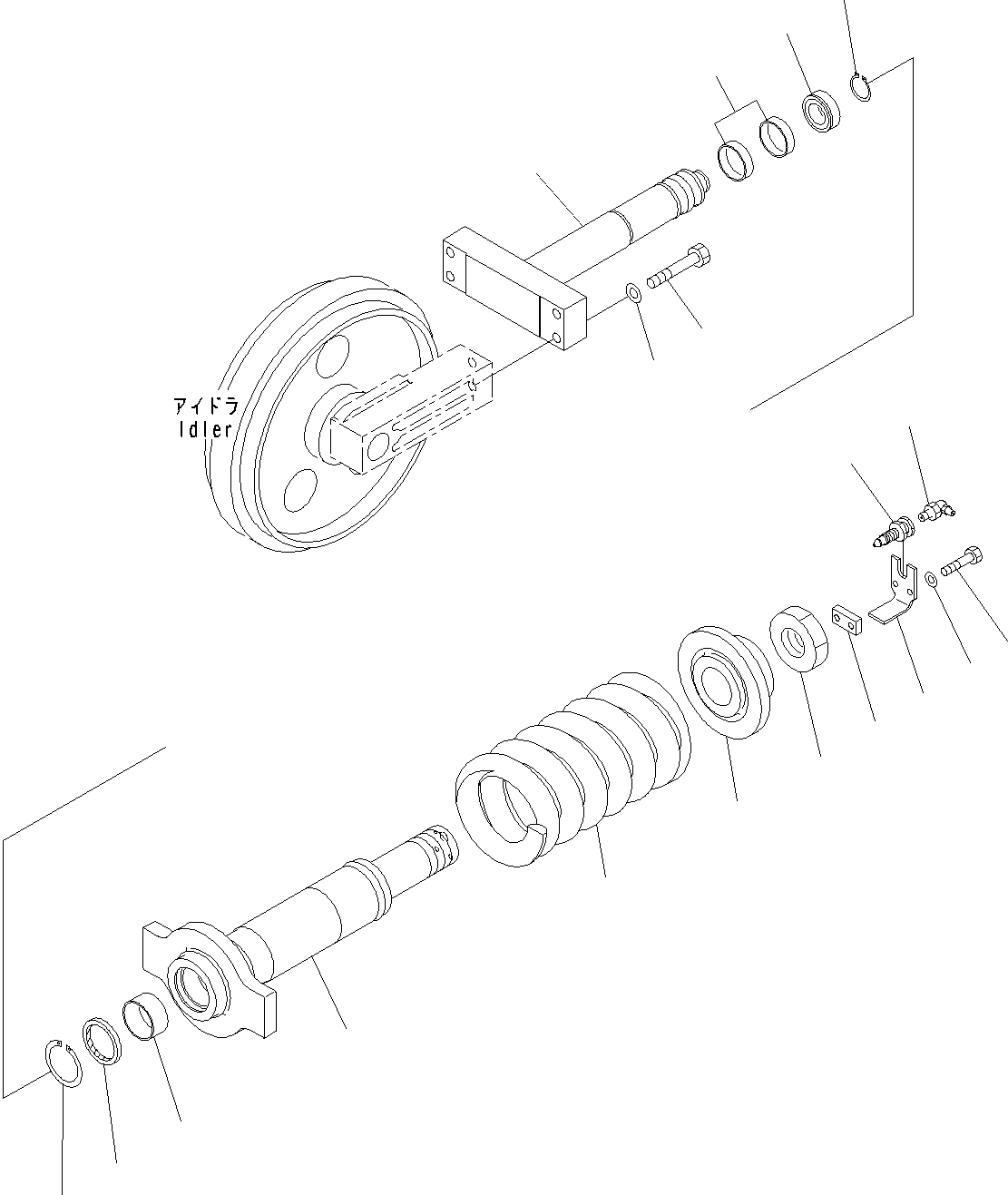 Проставка T=1,0 мм 206-70-31440 KOMATSU