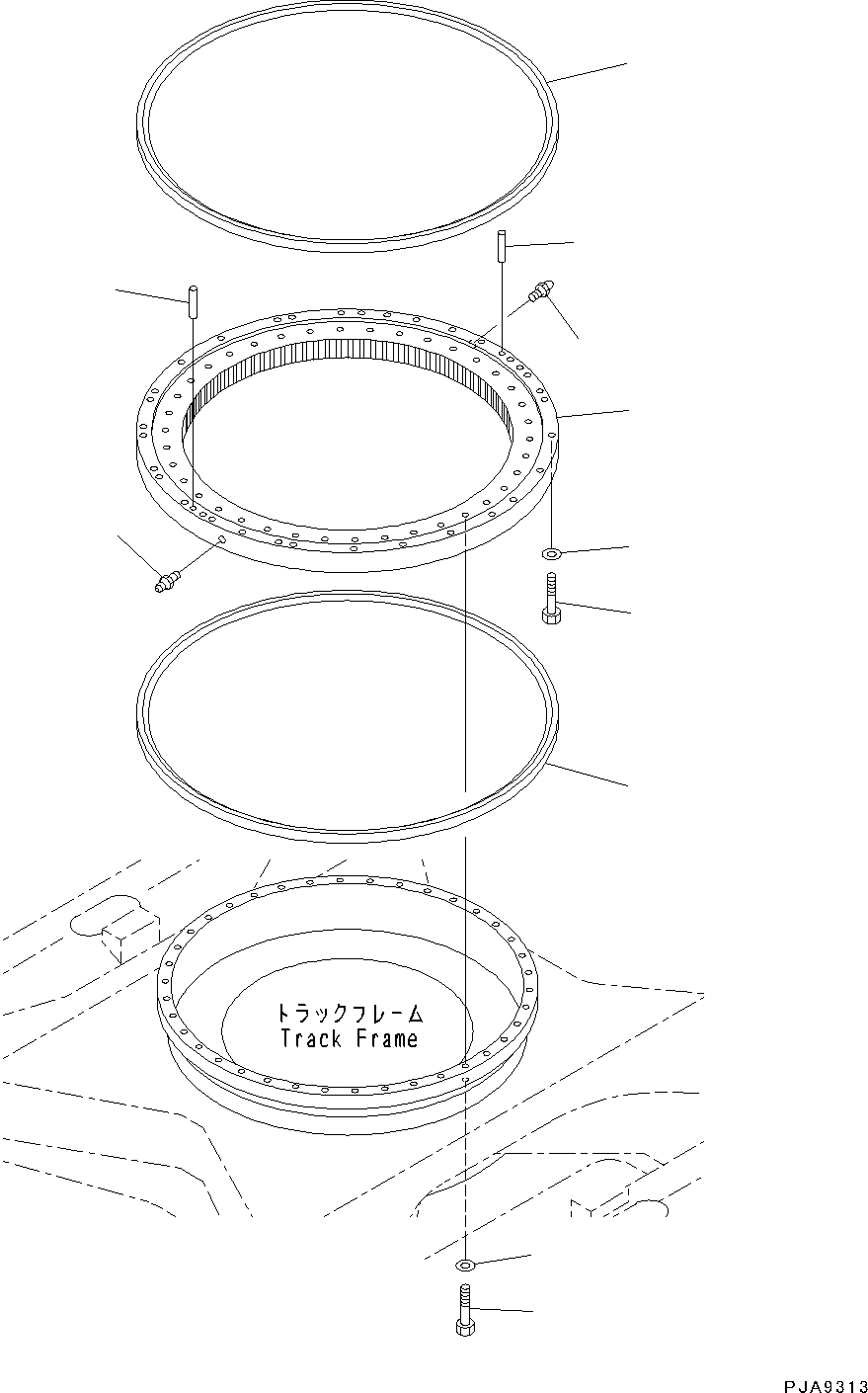Swing Circle 204-25-00710 KOMATSU