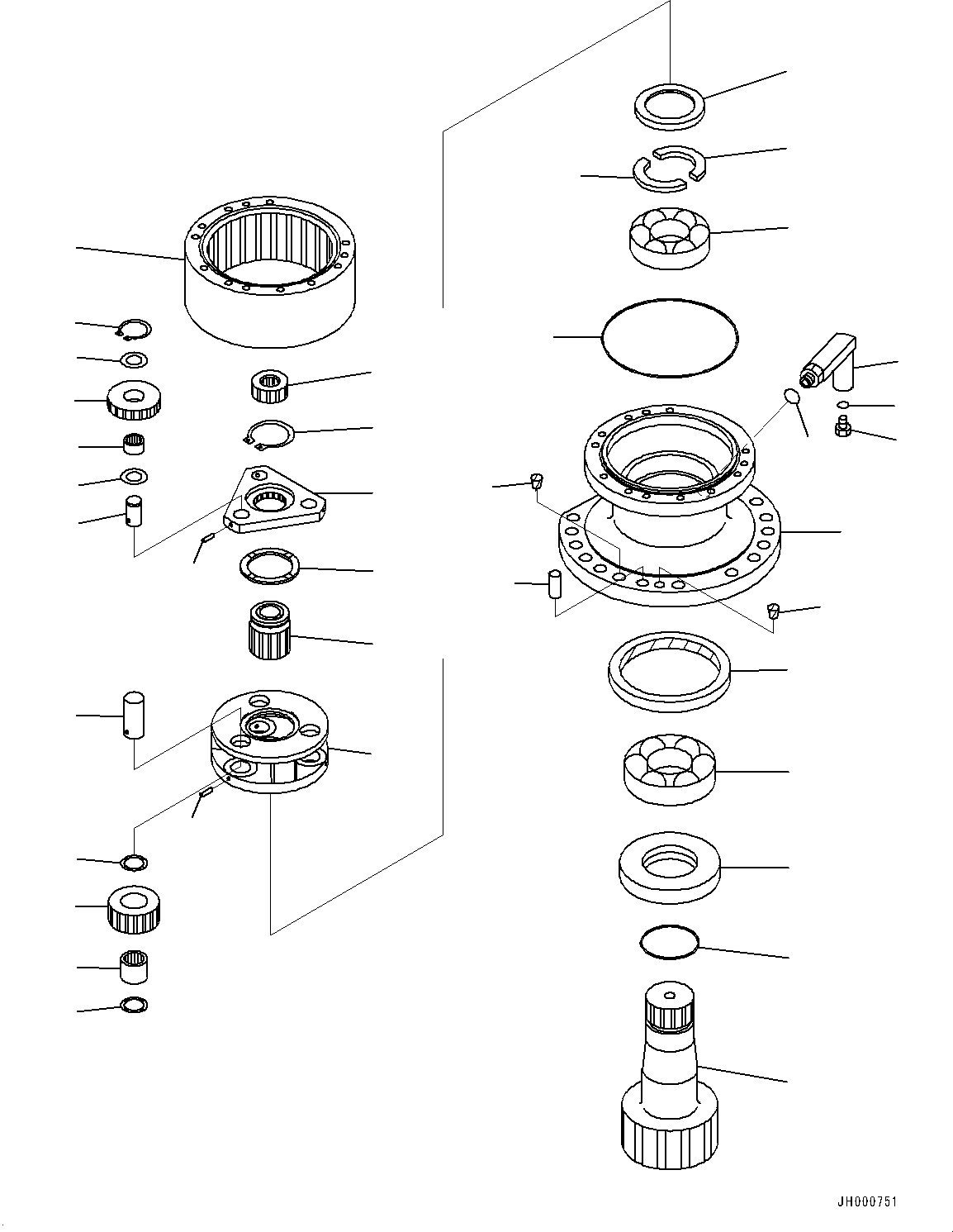 Swing Machinery Assembly 203-26-81000 KOMATSU