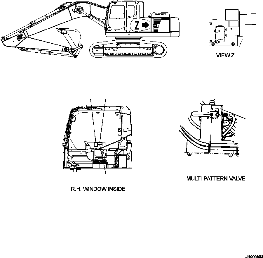 Тройник 22B-62-11881 KOMATSU