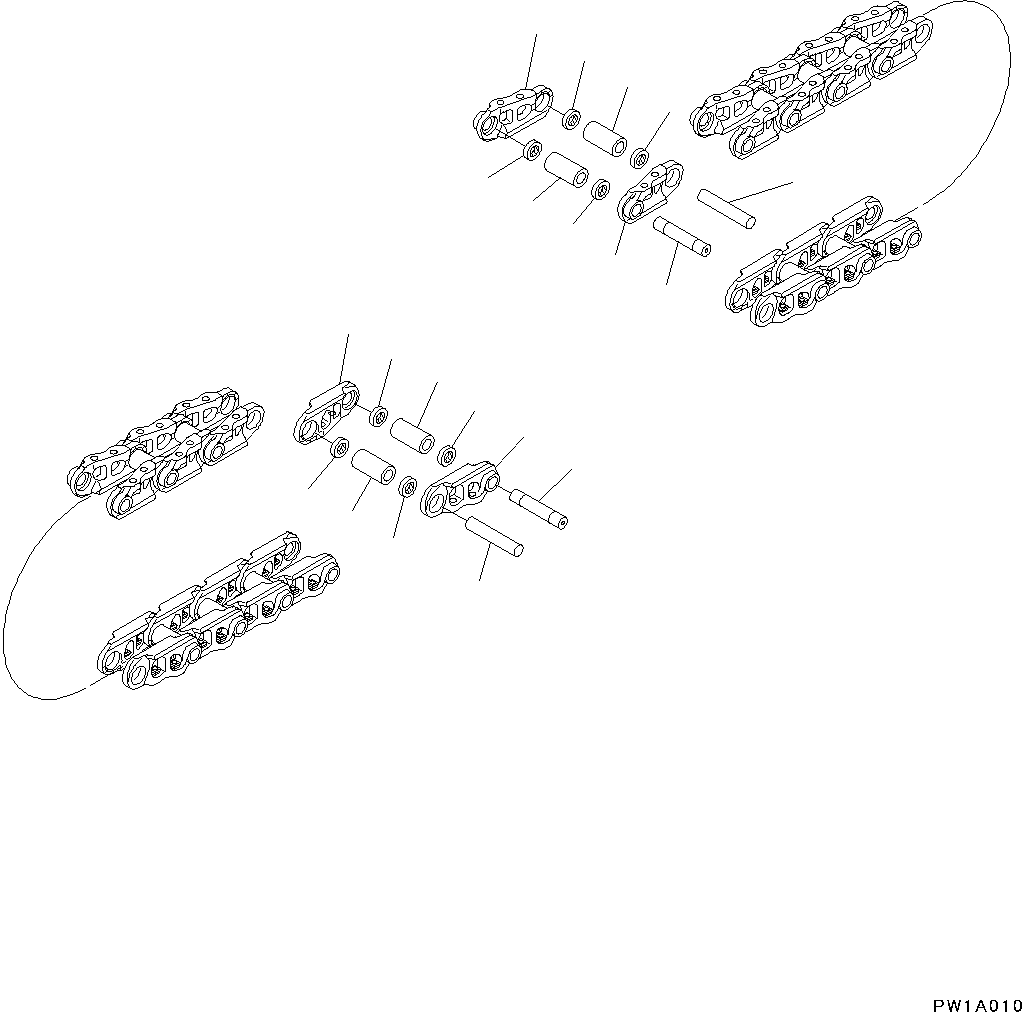 Track Link Assembly 203-32-00231 KOMATSU