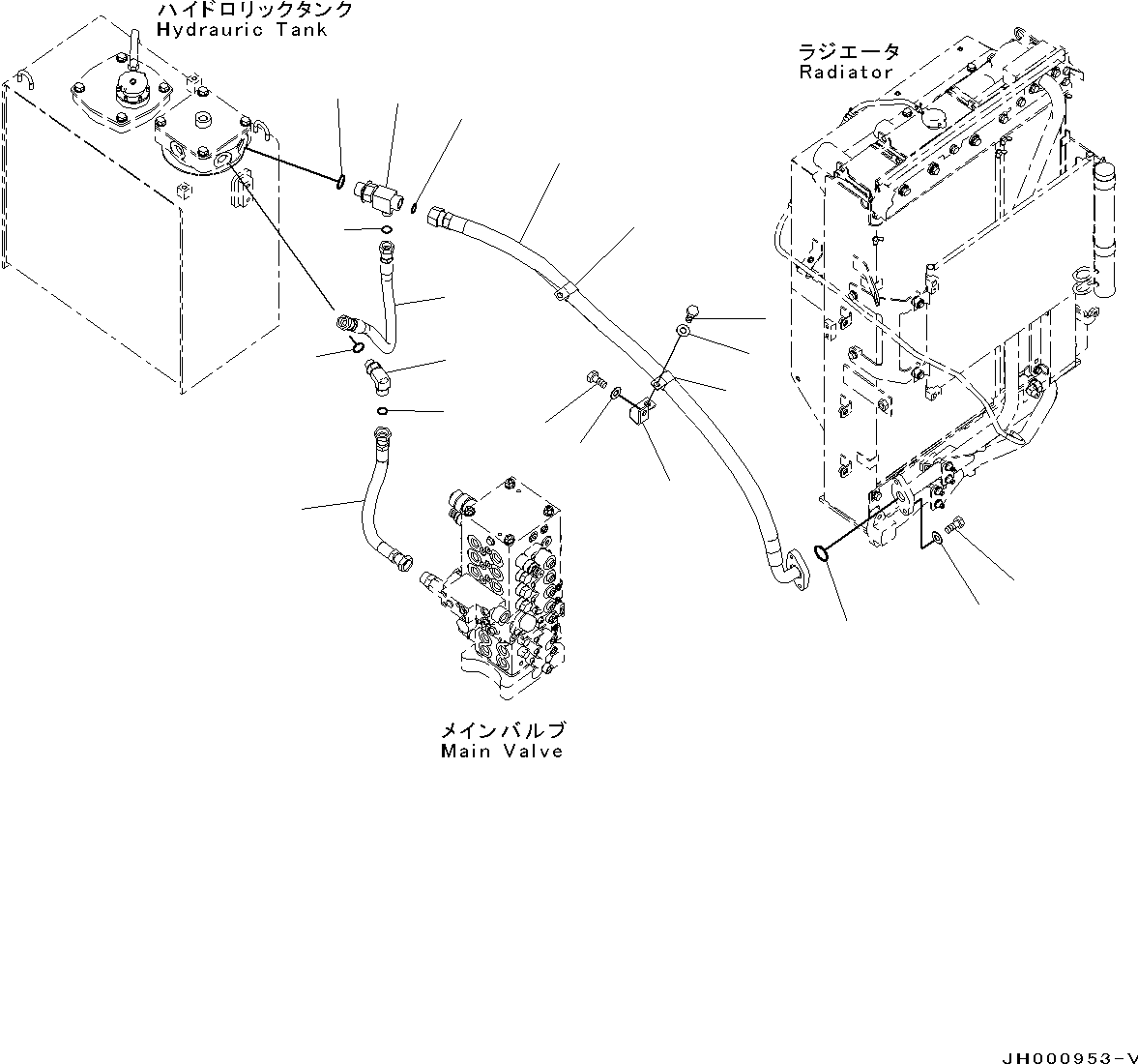 Тройник 418-S99-3360 KOMATSU