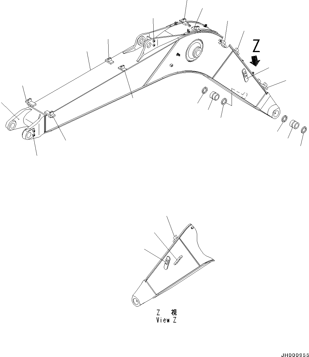 Boom Assembly 203-70-01920 KOMATSU