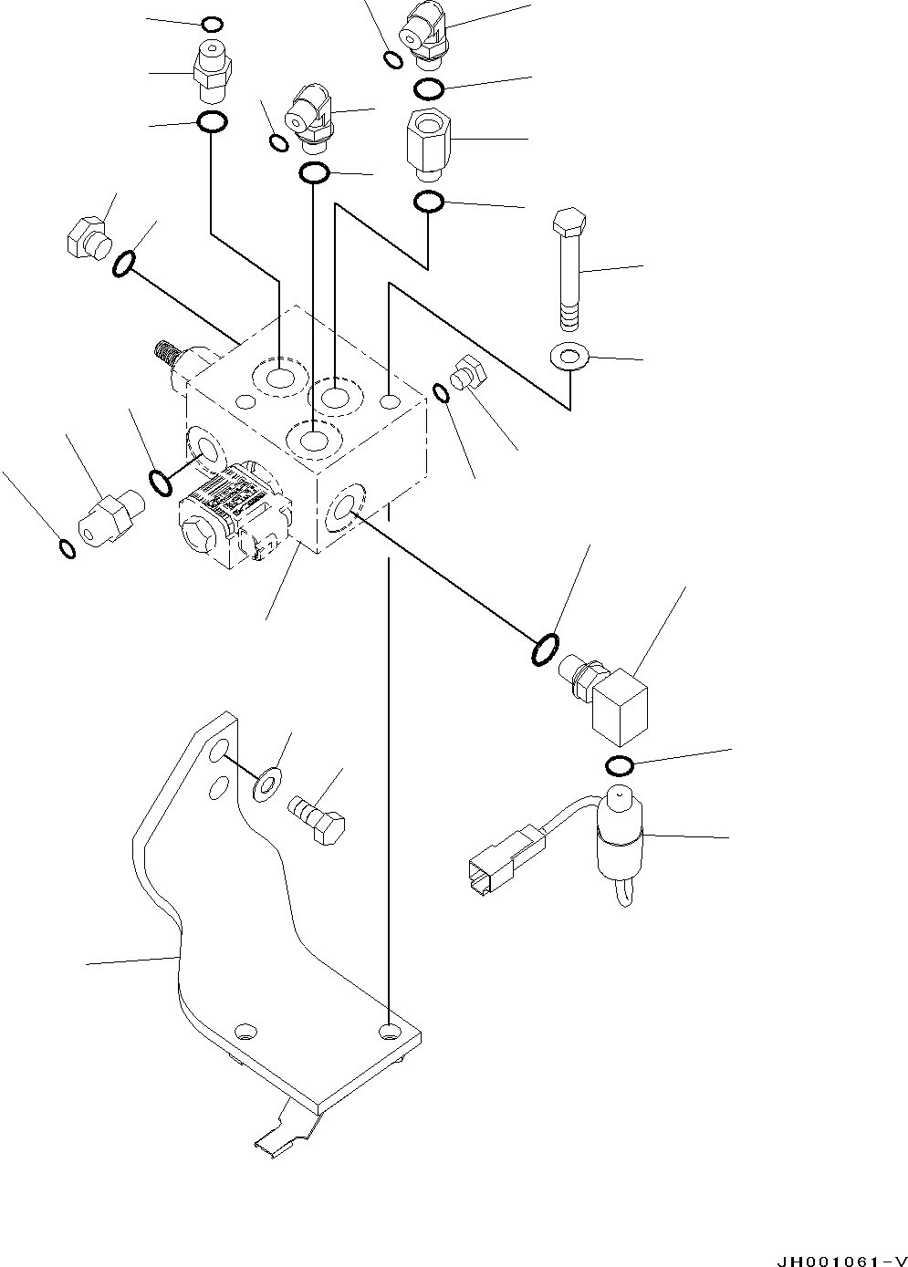 Coil(2-Additional Actuator Piping,Valve, Quick Coupling Piping,Quick Coupling) (20J-06-11640) KOMATSU
