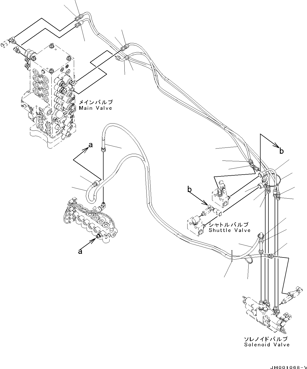 Hose, L=1900mm 20Y-62-52130 KOMATSU