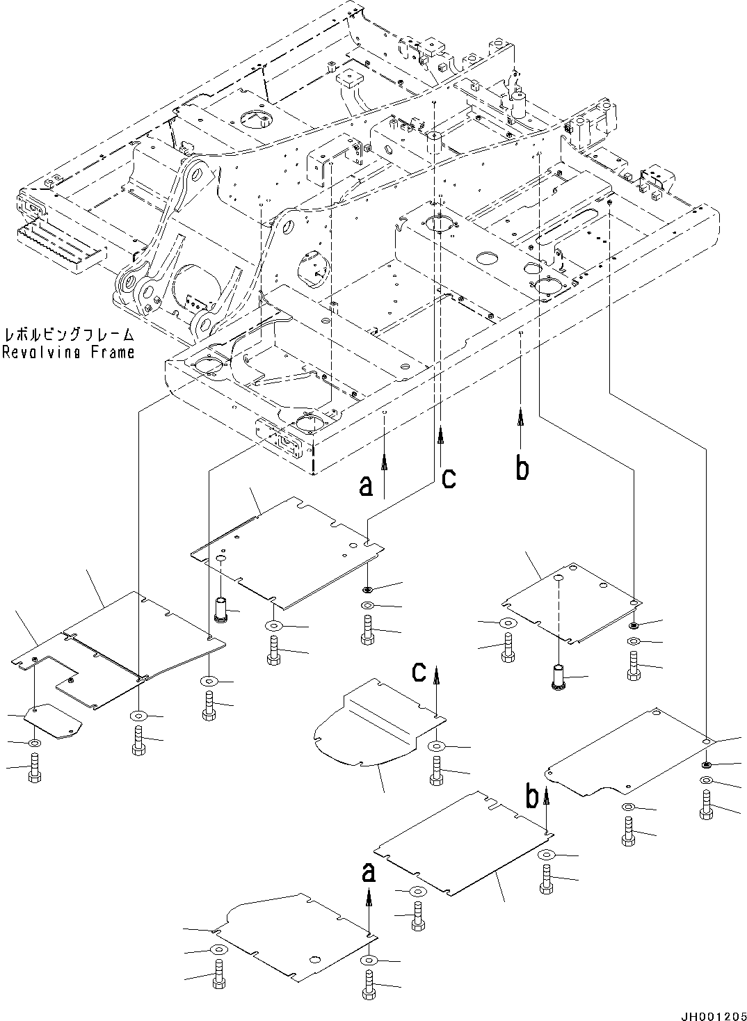 Крышка 203-54-16260 KOMATSU