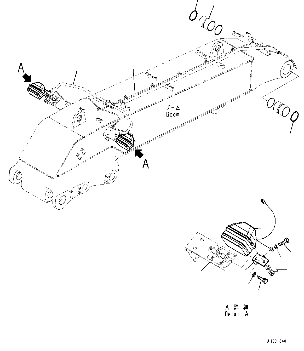 Bushing(Boom,Boom and Bushing,Loading Shovel) (208-70-31220) KOMATSU