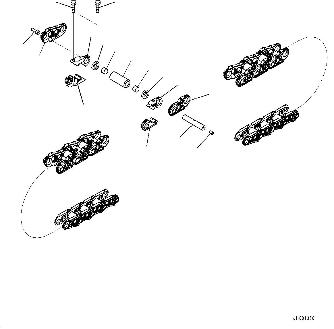 Track Link Assembly 11Y-32-00102 KOMATSU