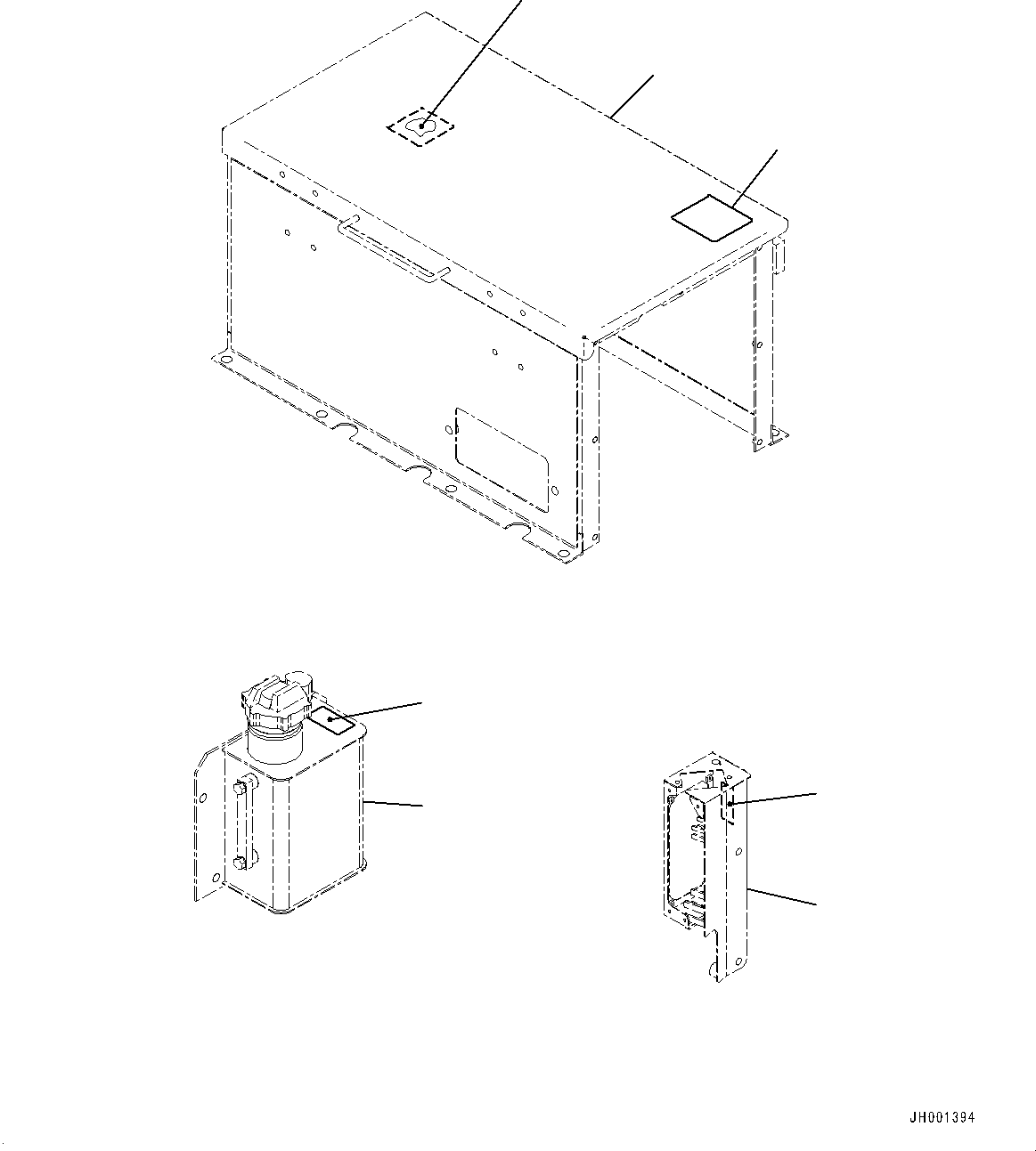 Tank(Preheater,Sub-tank) (208-977-7611) KOMATSU