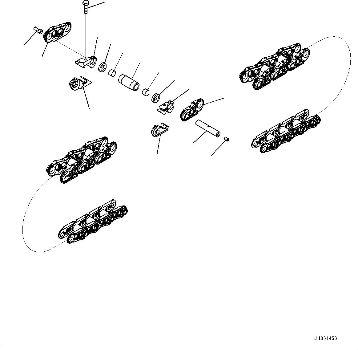 Track Link Assembly 11Y-32-00210 KOMATSU