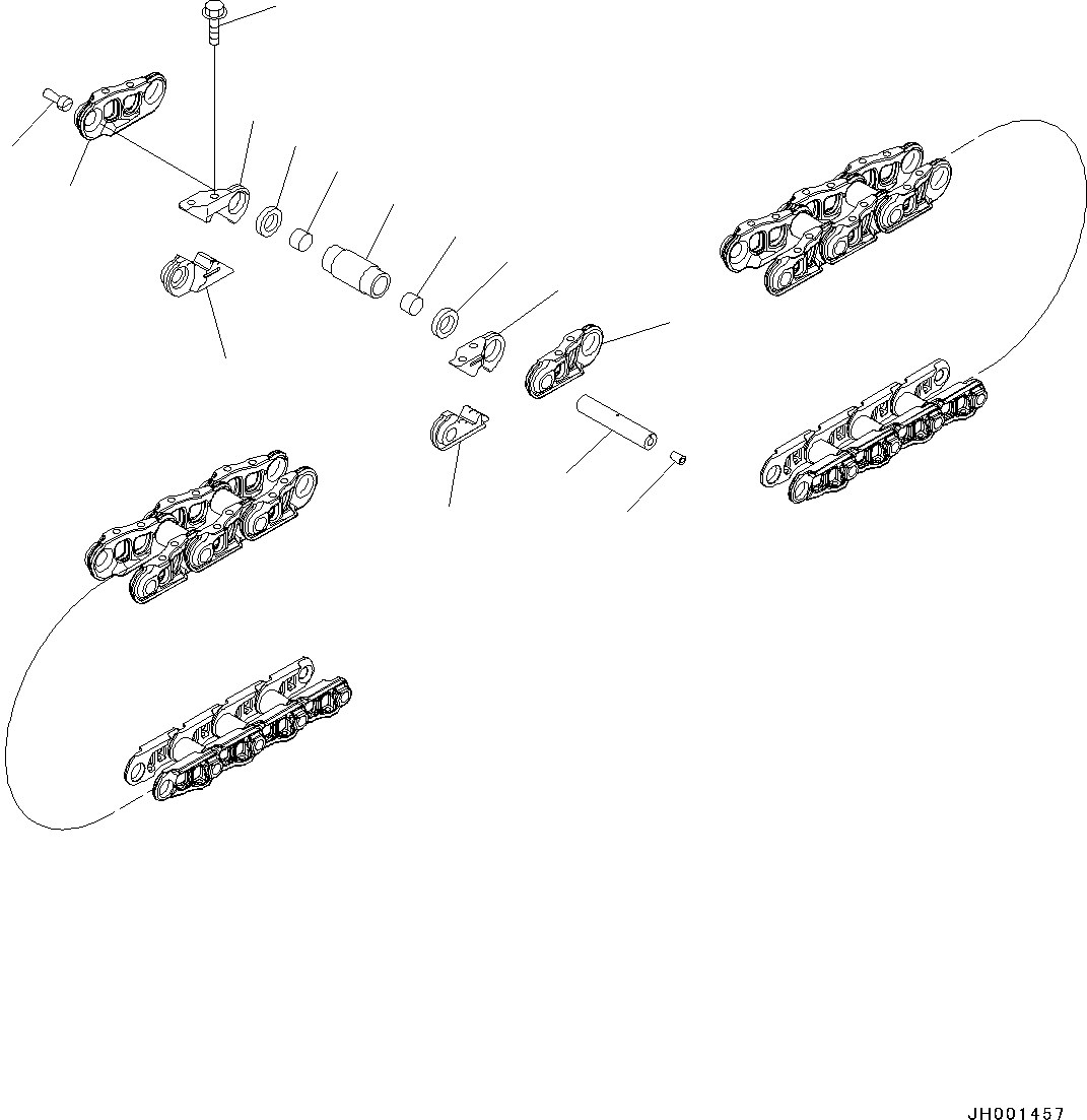 Track Link Assembly 11Y-32-00220 KOMATSU