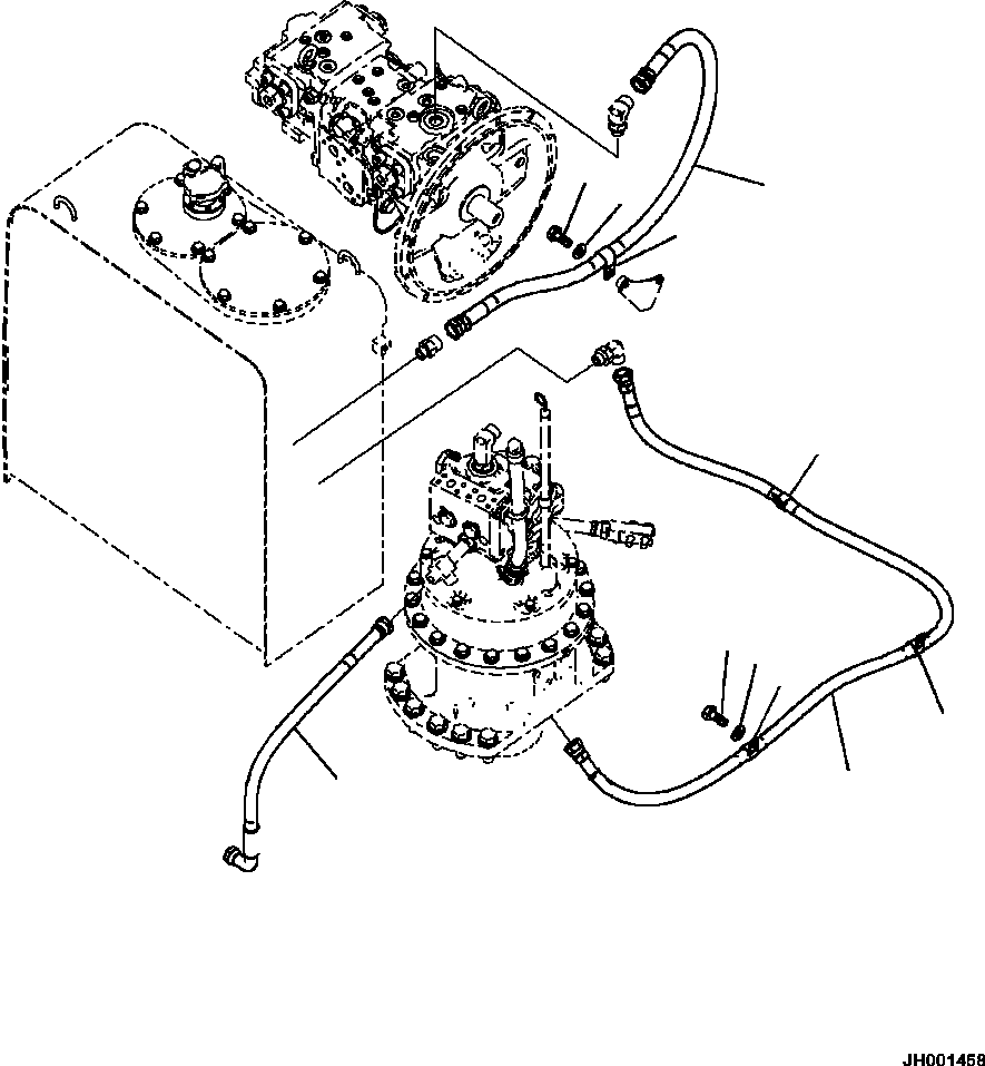 Шланг 206-62-A1180 KOMATSU