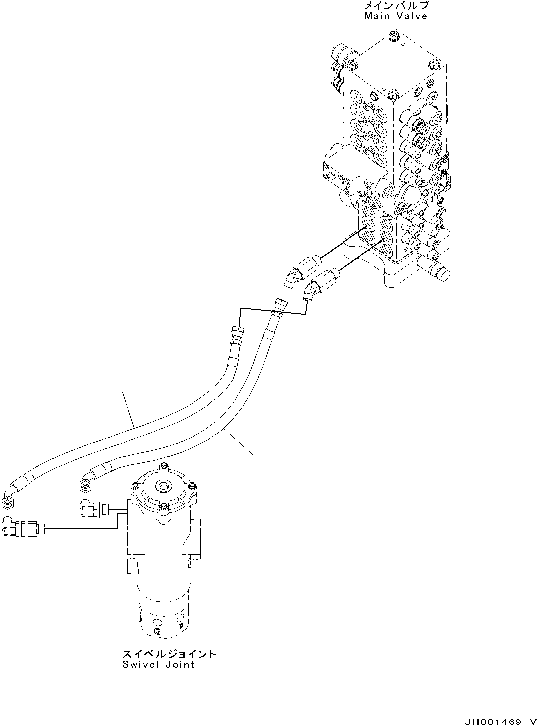 Шланг 203-62-14560 KOMATSU