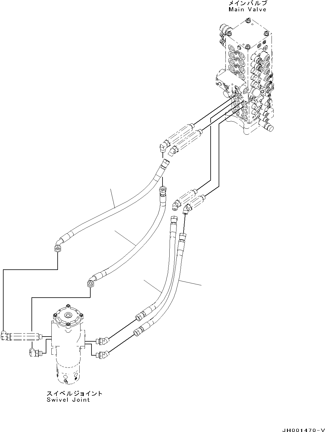 Шланг 203-62-14640 KOMATSU