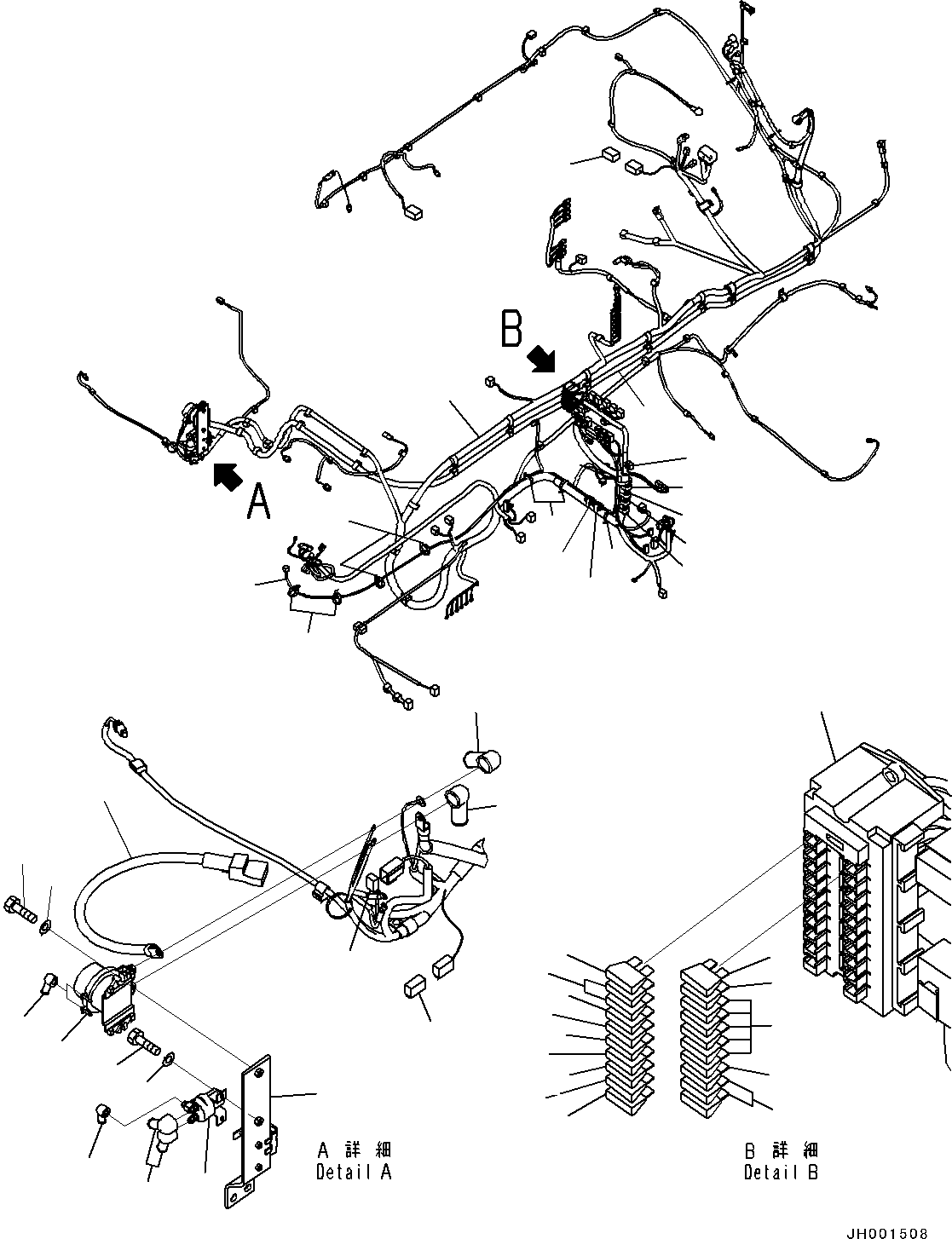 Жгут проводов 208-06-76210 KOMATSU