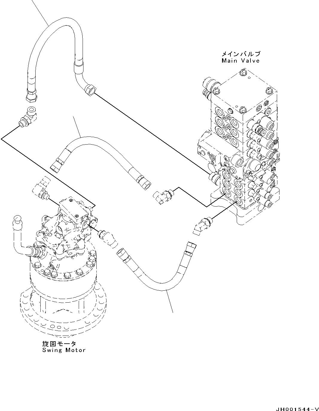 Шланг 203-62-14580 KOMATSU