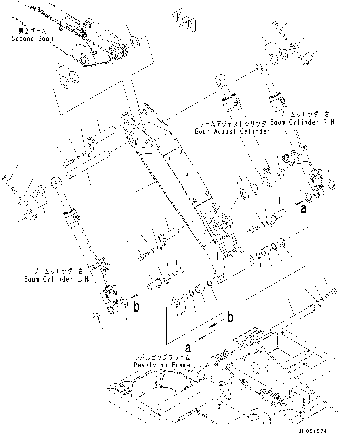Boom Assembly 203-966-K652 KOMATSU