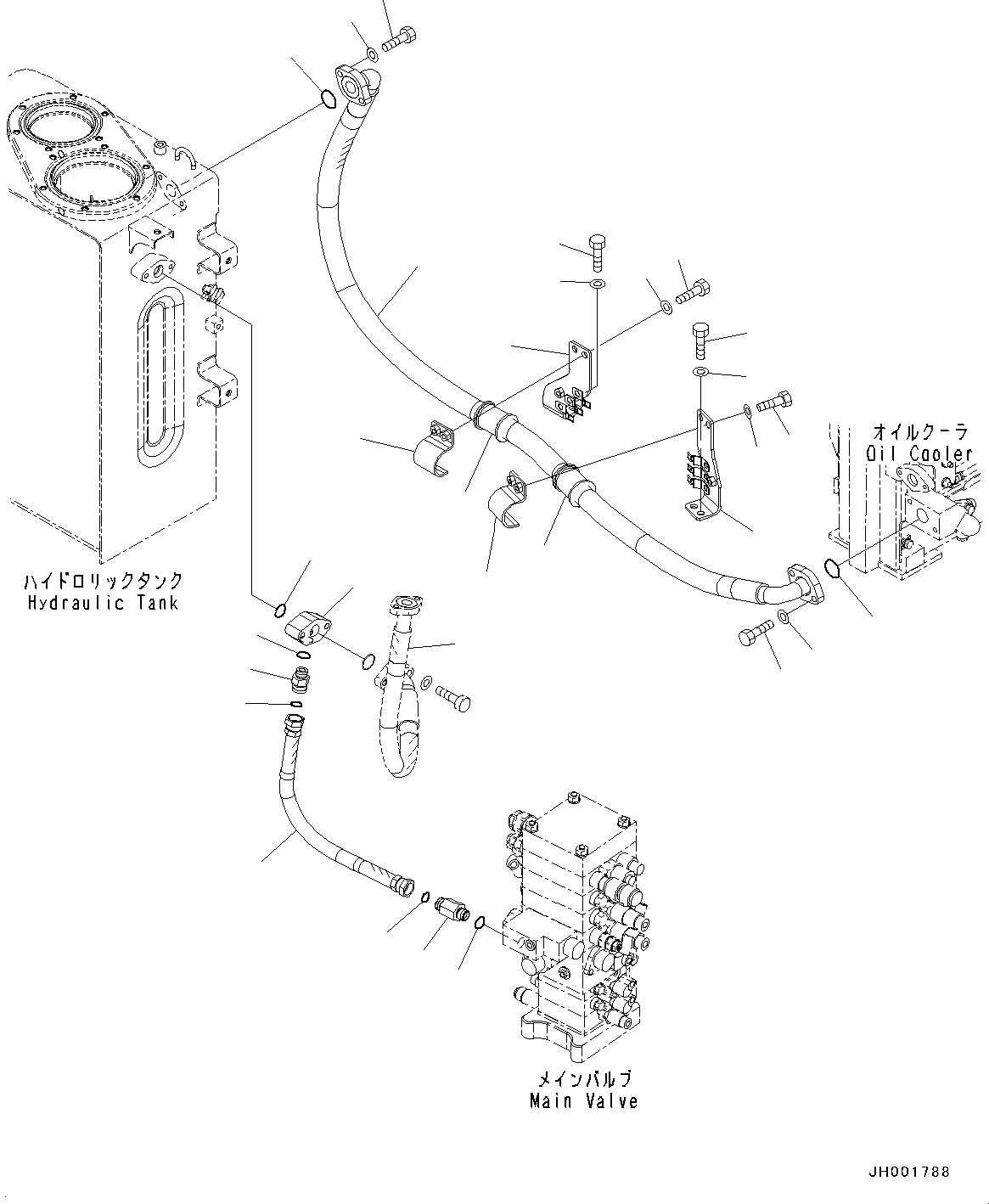 Wiring Harness (See ref. H1270-005004) (21K-62-71650) KOMATSU