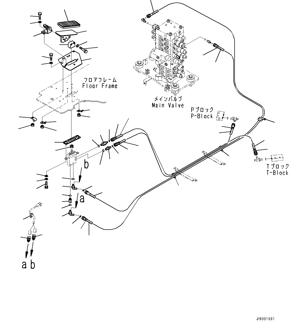 Шланг 21K-62-76830 KOMATSU