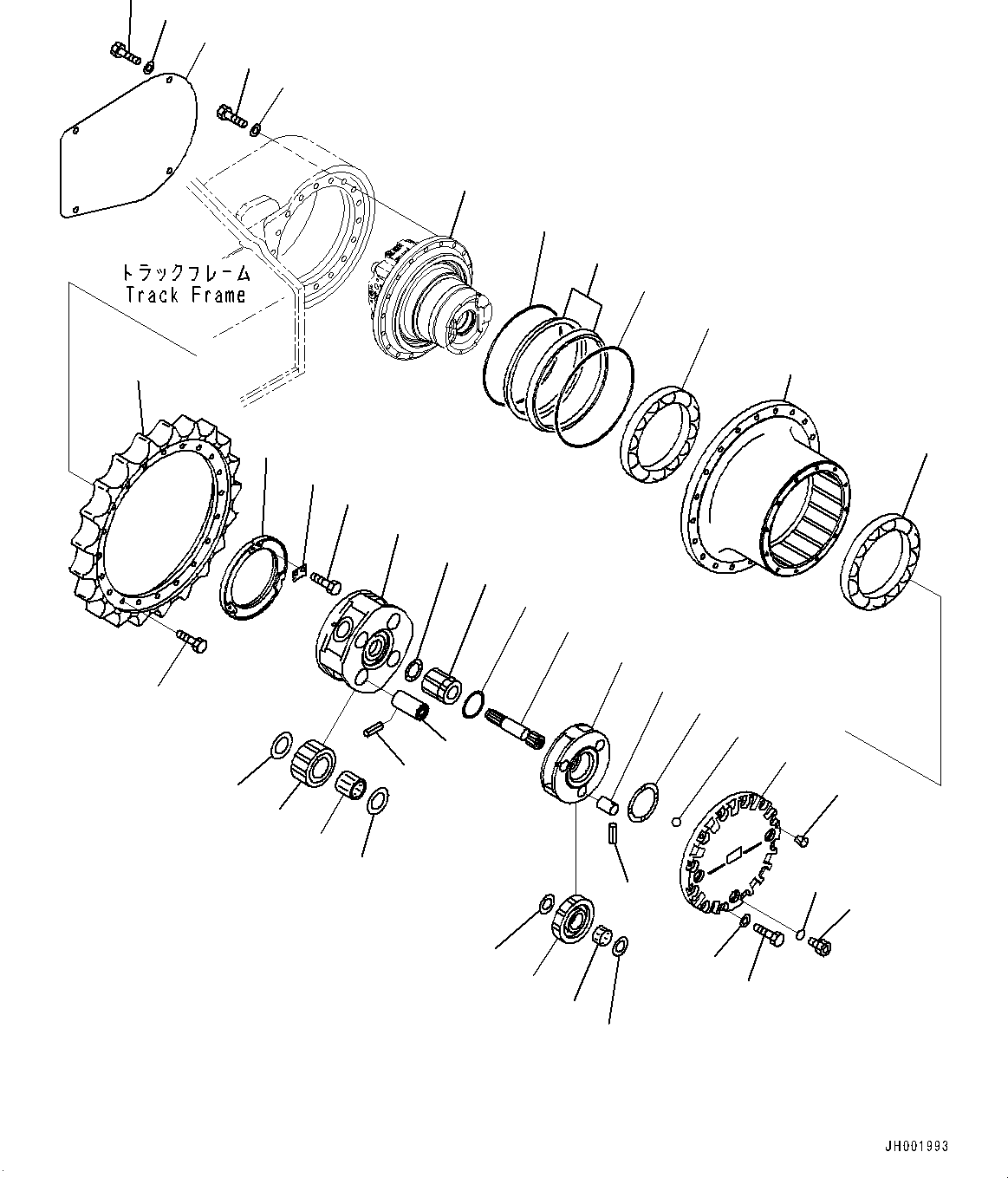 Case(Travel Motor and Final Drive,Travel Motor ) (708-8F-31174) KOMATSU