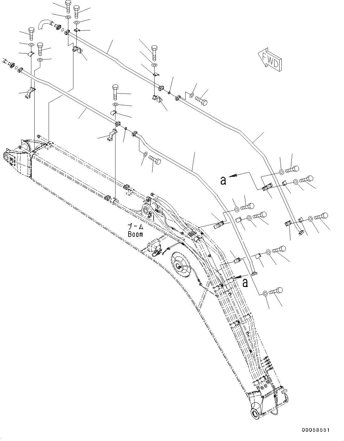 Кронштейн 21K-62-K2280 KOMATSU