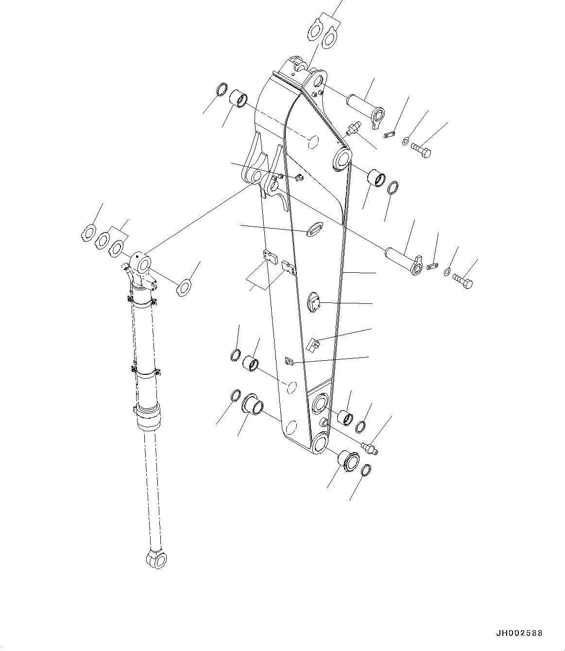 ARM, ASSEMBLY 21K-70-01001 KOMATSU