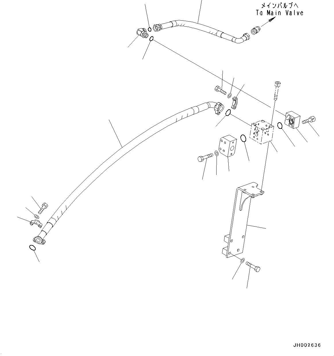 Клапан (21P-970-K233) KOMATSU