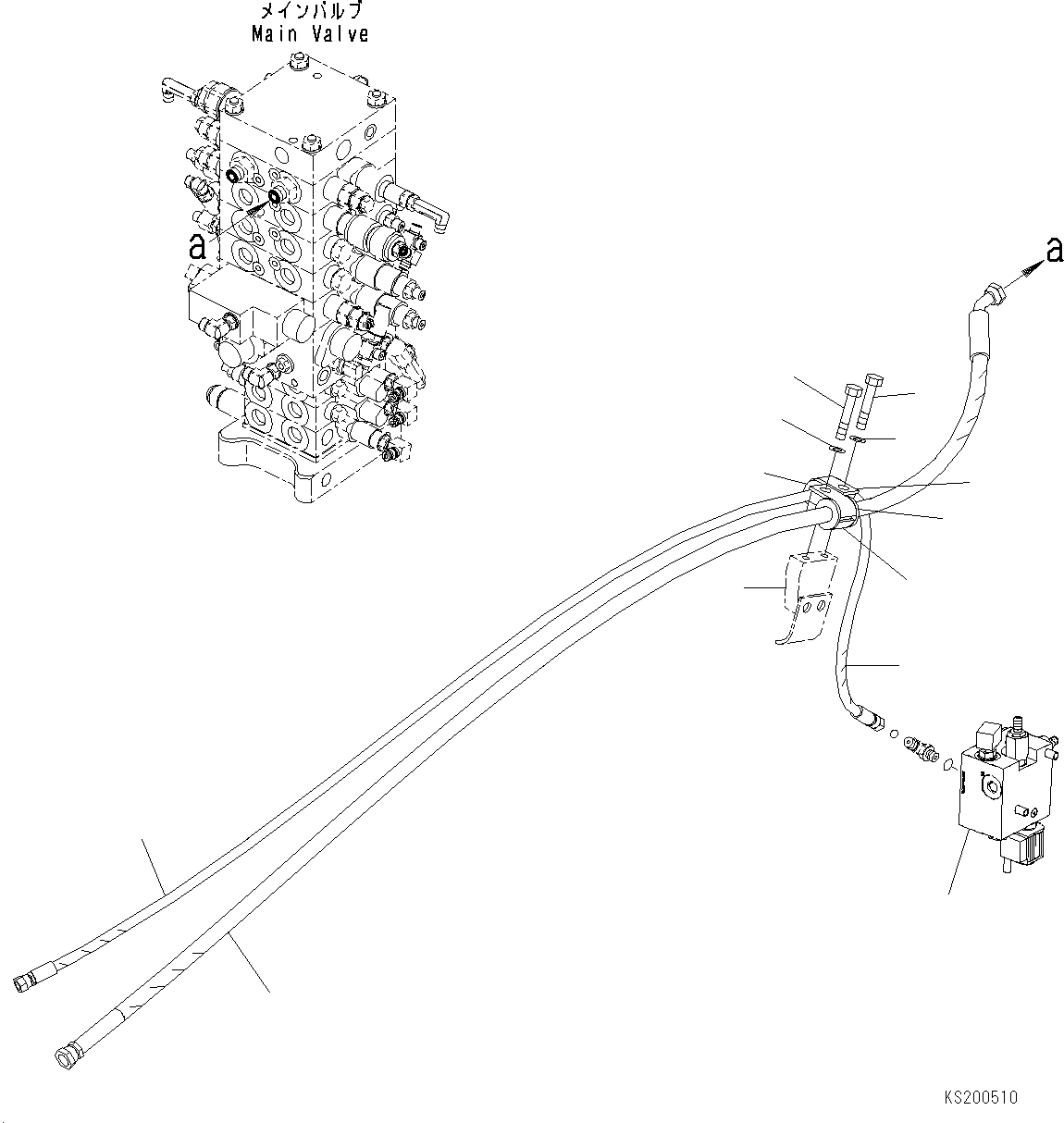 Шланг 02779-20421 KOMATSU