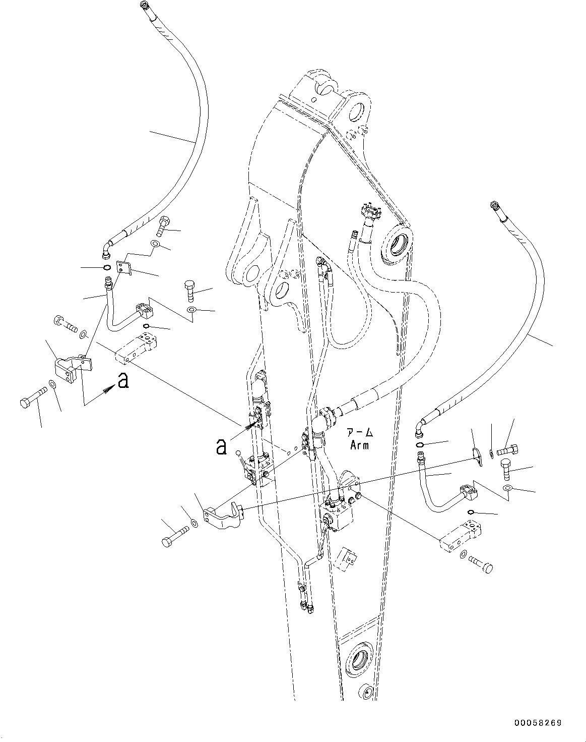 Шланг 02778-20413 KOMATSU