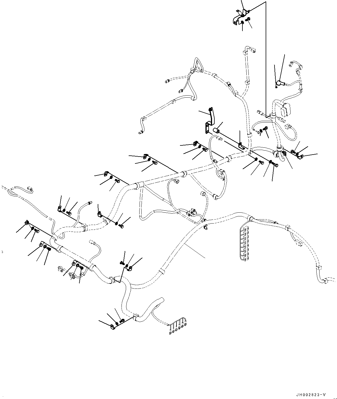 Wiring Harness (See ref. K1110-001032) (21K-06-7246) KOMATSU