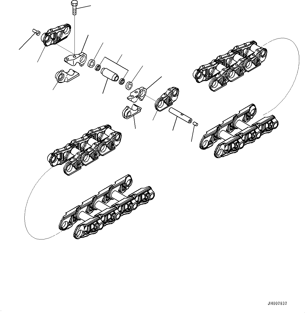 Track Link Assembly 14X-32-00260 KOMATSU