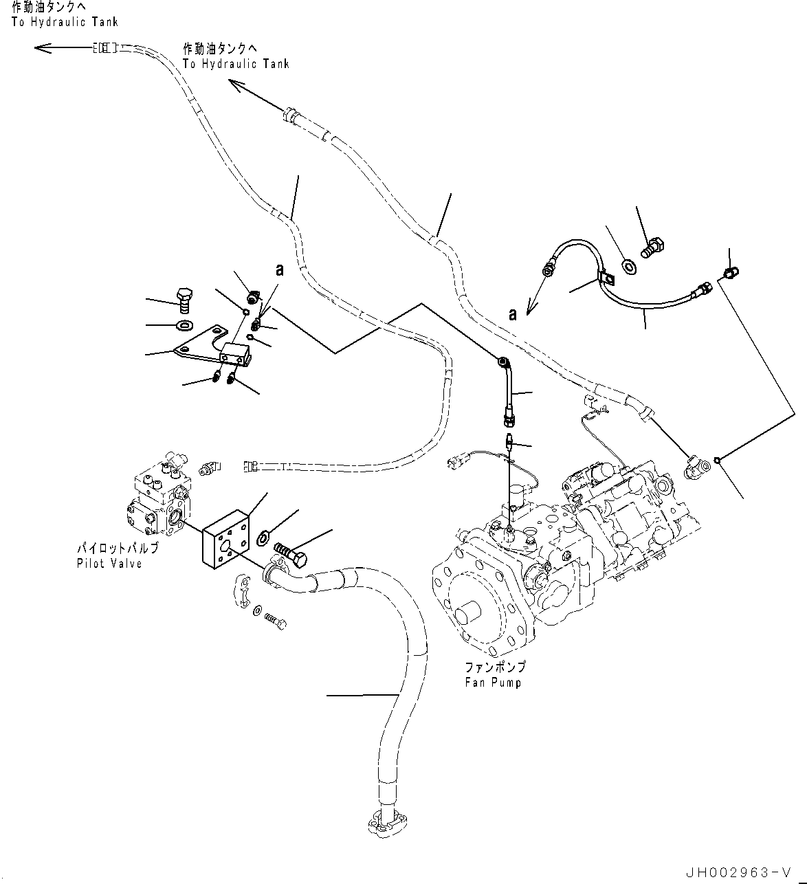 Шланг 195-03-66321 KOMATSU