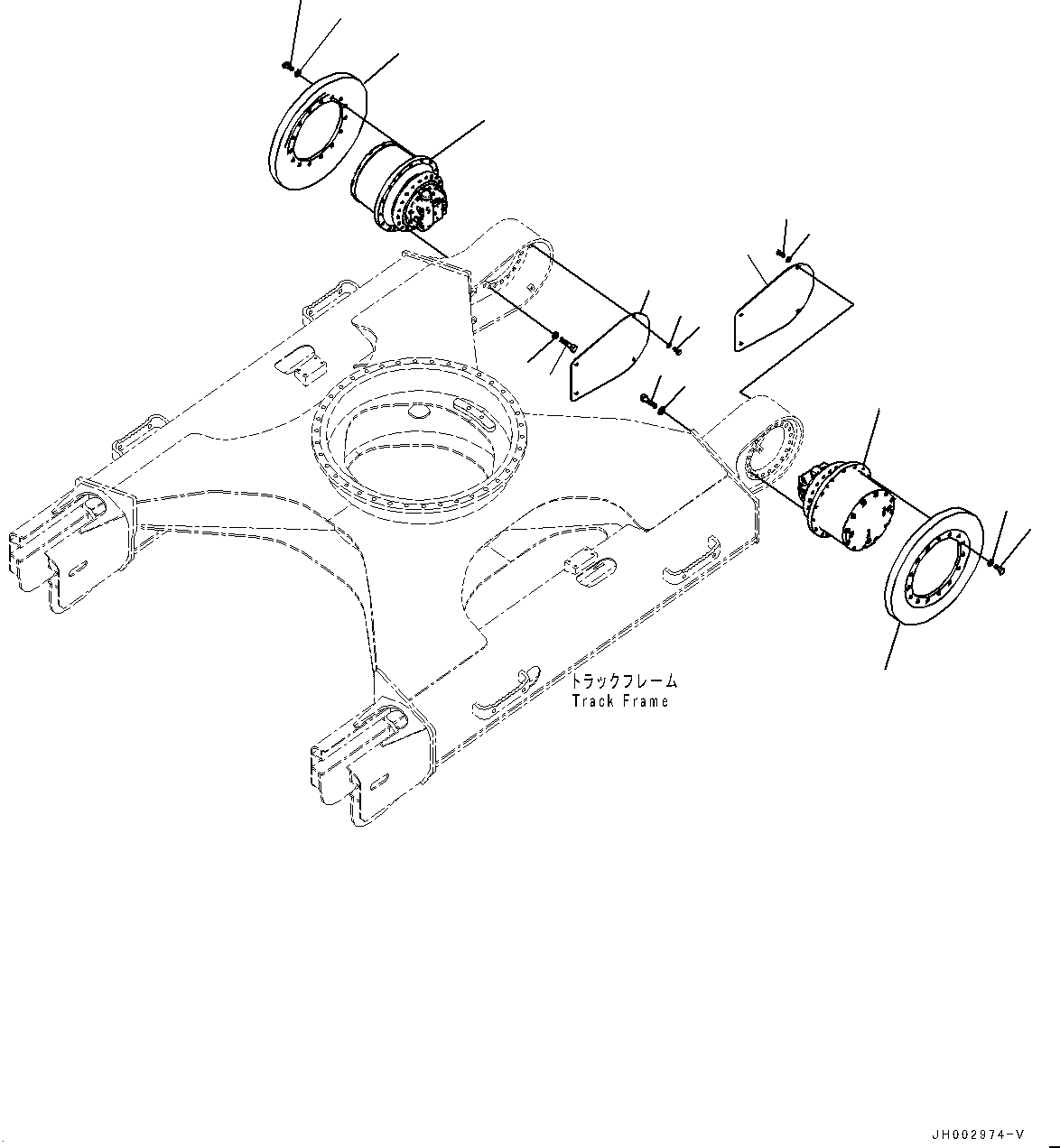 Электродвигатель в сборе 203-60-11310 KOMATSU