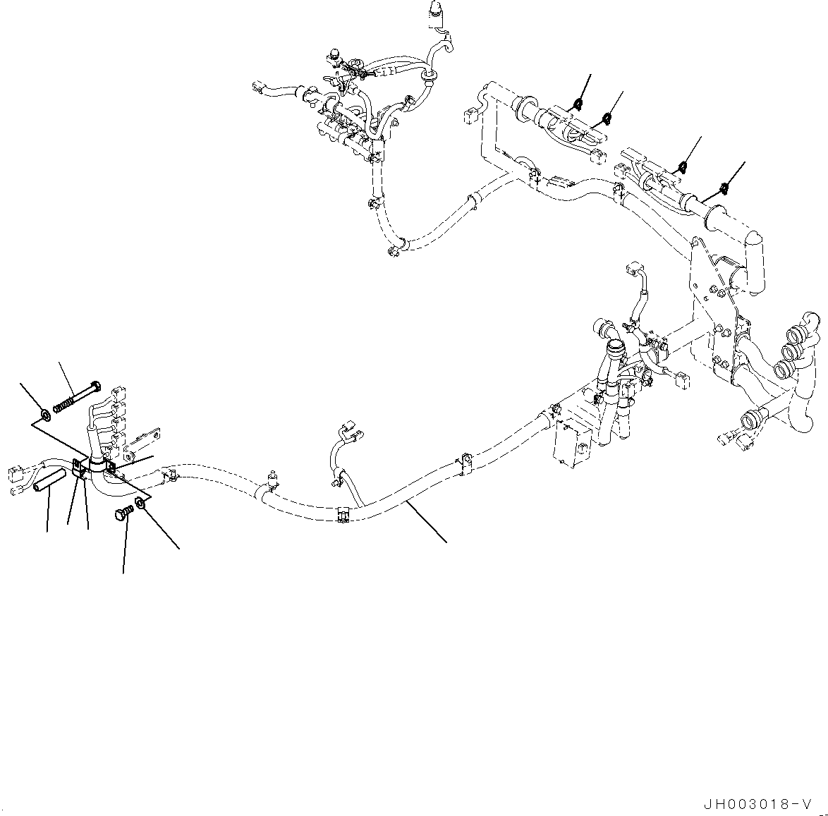 Wiring Harness(Floor Frame,Wiring Harness) (17A-06-41860) KOMATSU