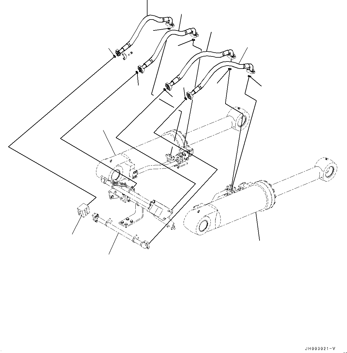 Шланг фланцевого типа 07097-01009 KOMATSU