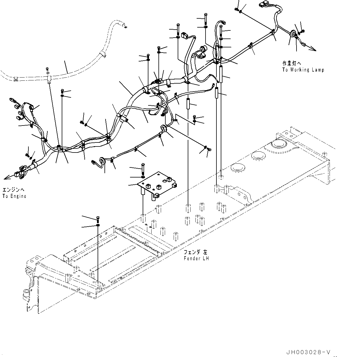 Жгут проводов 195-06-55552 KOMATSU