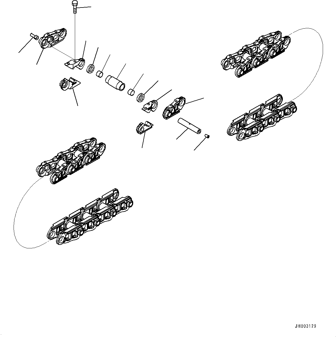 Track Link Assembly 11Y-32-00260 KOMATSU
