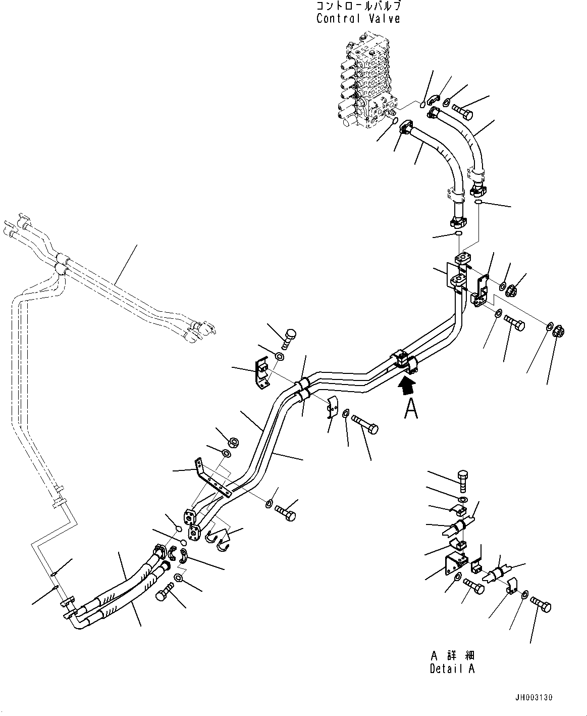 Шланг фланцевого типа 07099-012A7 KOMATSU