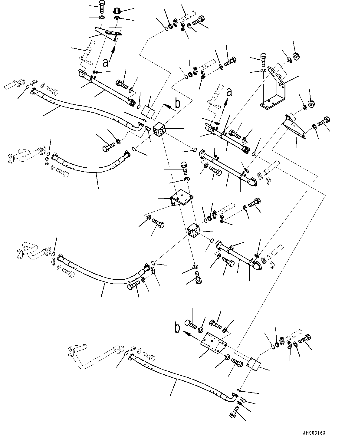 Шланг фланцевого типа 07099-010A8 KOMATSU