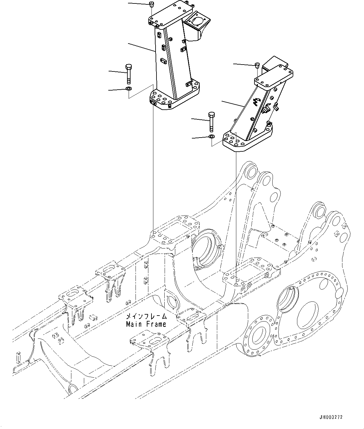 Кронштейн 195-54-83231 KOMATSU