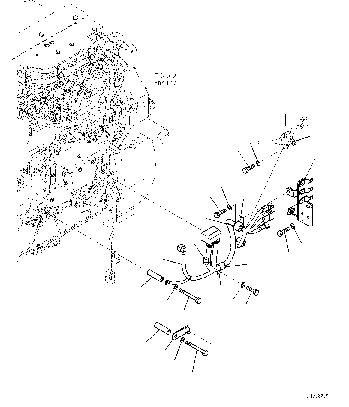 Жгут проводов 195-06-57620 KOMATSU