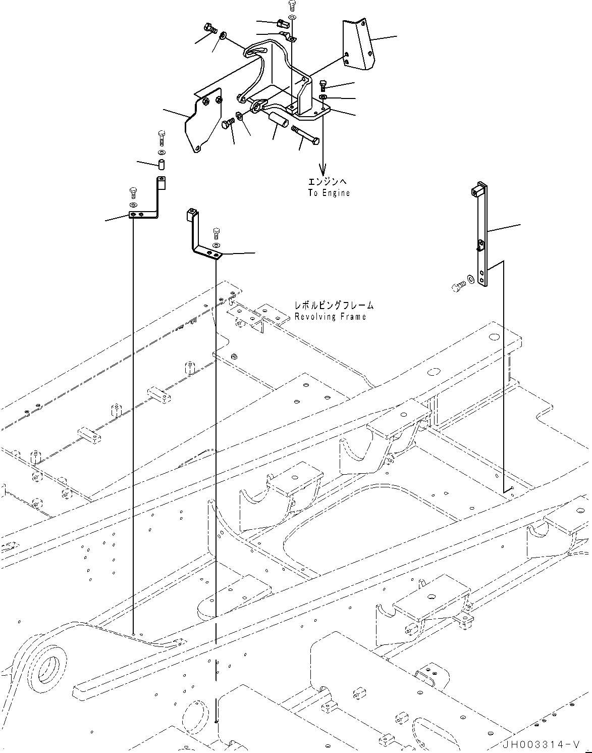 Болт 01019-31405 KOMATSU