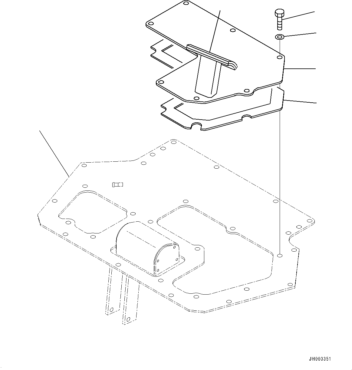 Floor(Floor Frame,Brake Pedal) (195-43-53120) KOMATSU