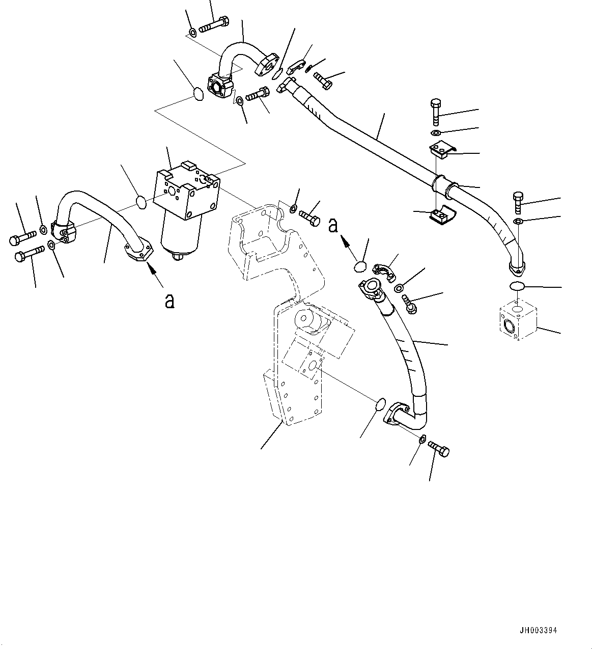 Болт с унифицированной (дюймовой) резьбой 02011-71008 KOMATSU
