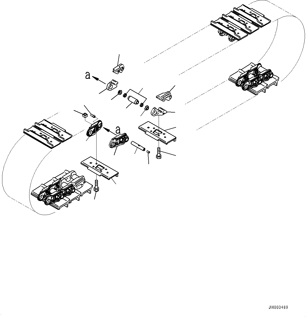 Башмак гусеницы в сборе 14X-32-02820 KOMATSU